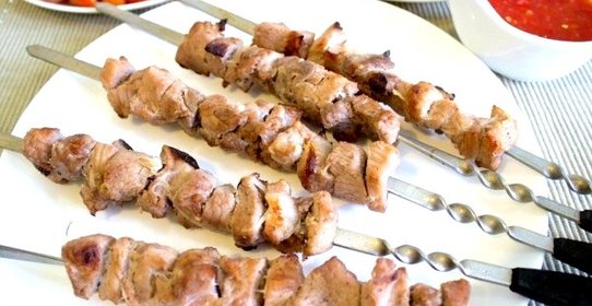 Шашлык из свинины в электрической шашлычнице