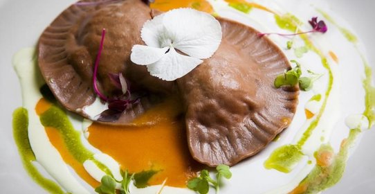 Тортелли с крабом и рикоттой