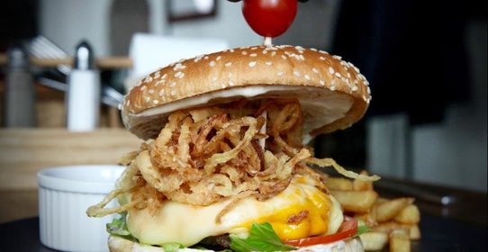 Сырный бургер