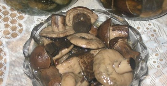 Маринованные подберезовики на зиму