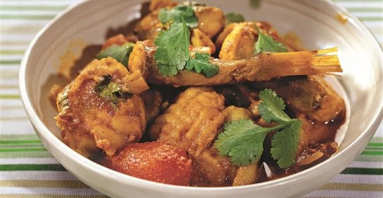 Карри из морского черта