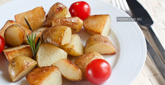 Жареный молодой картофель