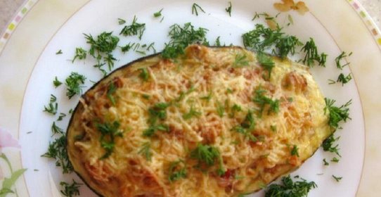Баклажаны фаршированные фаршем