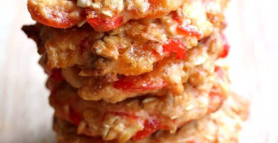 Овсяное печенье с сушеным кумкватом без сахара и муки