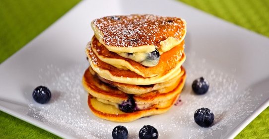 Черничные блинчики