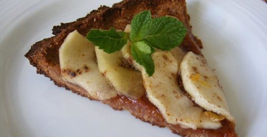 Постный пирог с яблоками