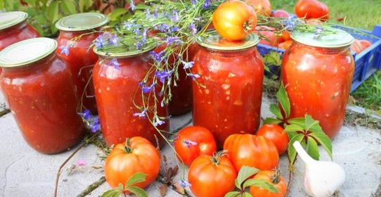 Помидоры в собственном соку