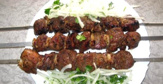 Шашлык из баранины с лимоном