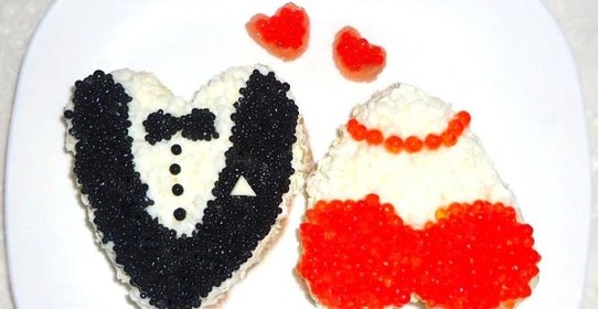 Салат Влюблённая парочка