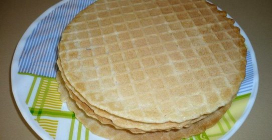 Постные хрустящие вафли