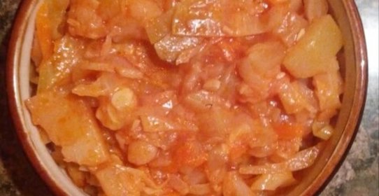 Овощное рагу с кабачками