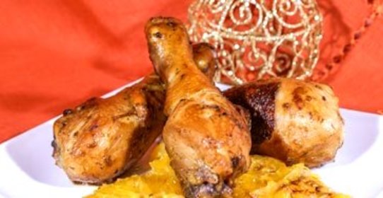 Курица с мандаринами