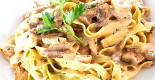 Паста с говядиной