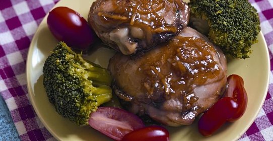 Карамельный цыпленок