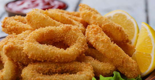 Кальмары в панировке