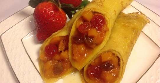 Пшенные блинчики с тыквой