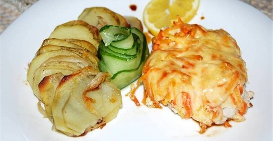 Индейка под шубой в духовке