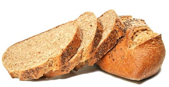 Хлеб из молотых отрубей с мукой