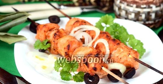 Куриные шашлычки в духовке
