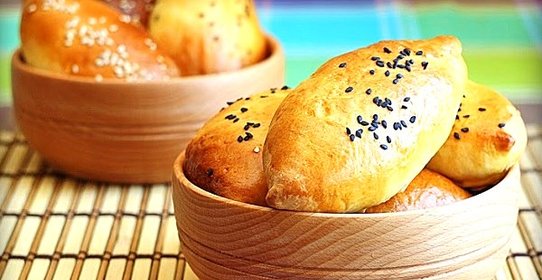 Пирожки духовые дрожжевые