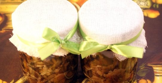 Маринованные опята