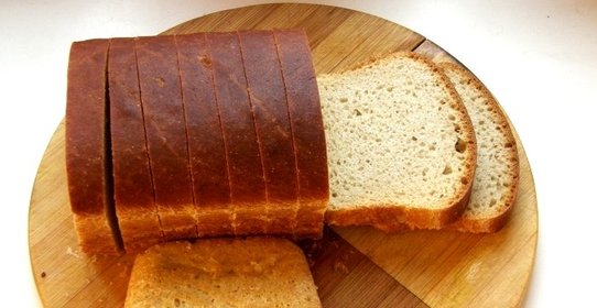 Белый хлеб на закваске в духовке