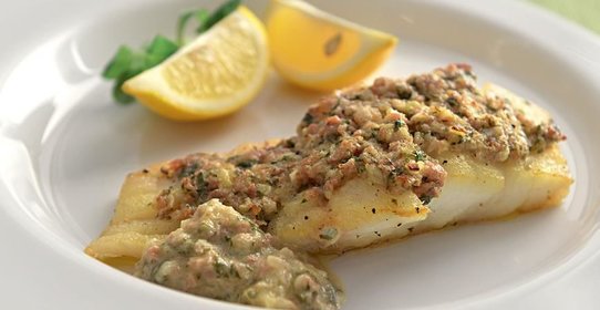 Жареная треска по-испански 