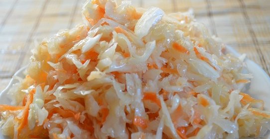 Капуста маринованная с чесноком на зиму