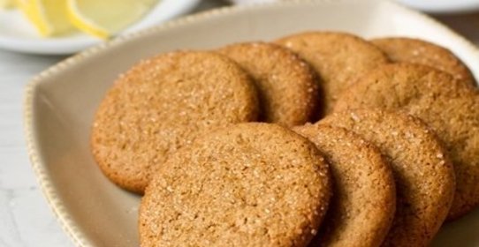 Постное песочное печенье