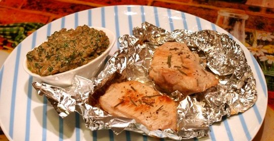 Мясо кусочками, запеченное в духовке