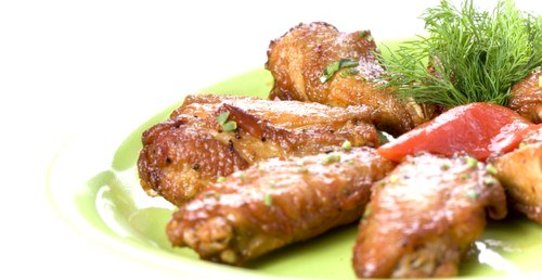 Пряные куриные крылышки