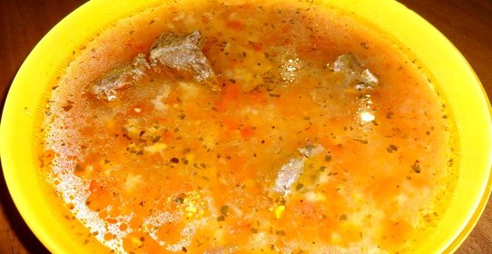 Харчо с телятиной и помидорами