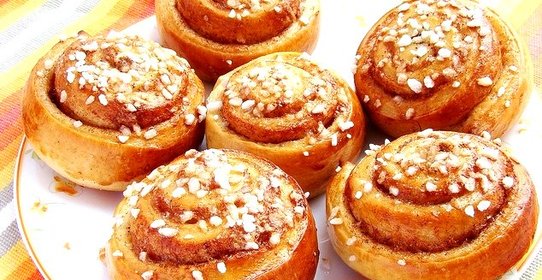 Шведские булочки с корицей