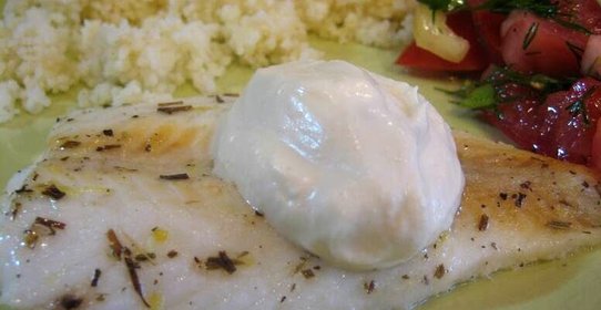 Рыба, запеченная в сливочном соусе