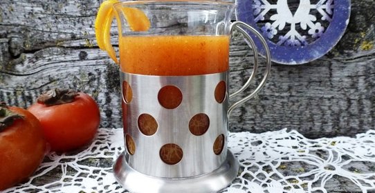 Смузи из хурмы и цитрусовых