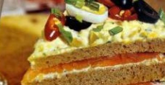 Закусочный торт для мужчин