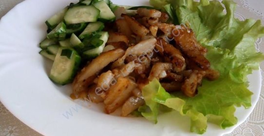 Жареный картофель с луком