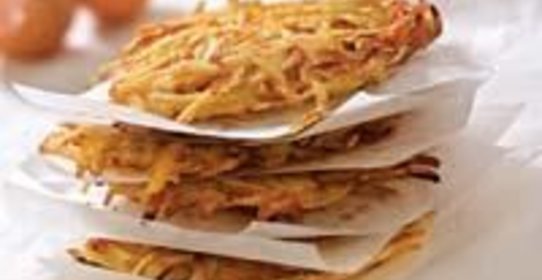 Картофельные оладьи с пастернаком