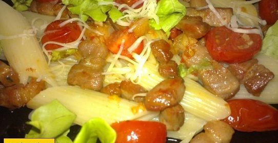 Паста с беконом