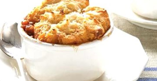 Итальянский пирог в горшке