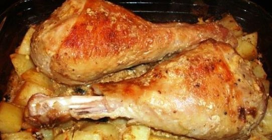 Индейка в сметане в духовке