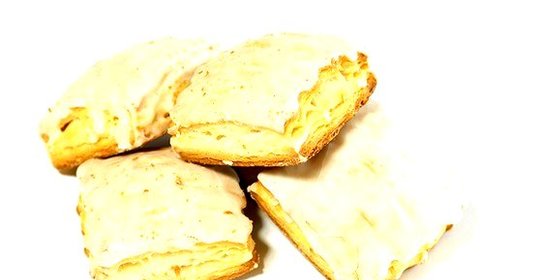 Бисквиты в лимонной глазури