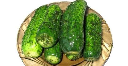 Малосольные огурцы без рассола