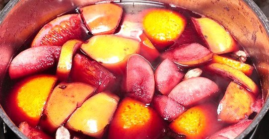 Рождественский пунш с яблоками, элем и хересом