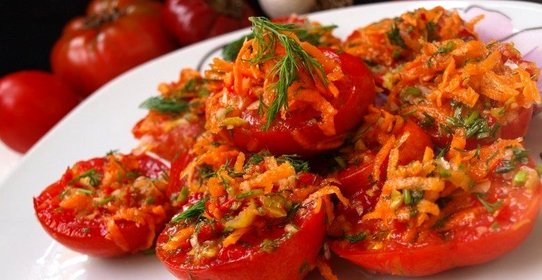 Помидоры маринованные по‑корейски