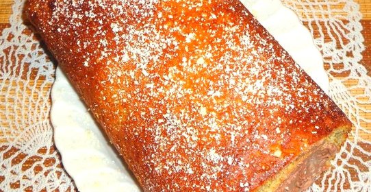 Бисквитно-ванильный рулет