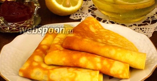 Лимонные блинчики
