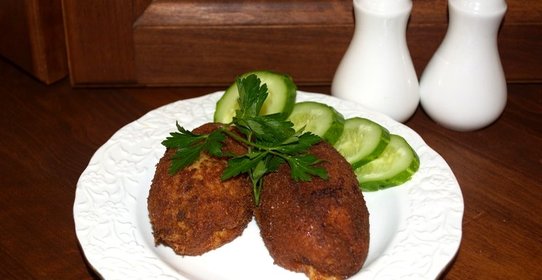 Куриные котлеты по-киевски