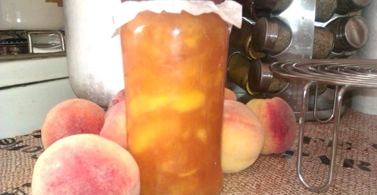 Персиковый джем в хлебопечке
