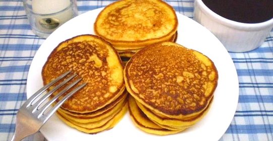 Нежные оладьи с тыквой